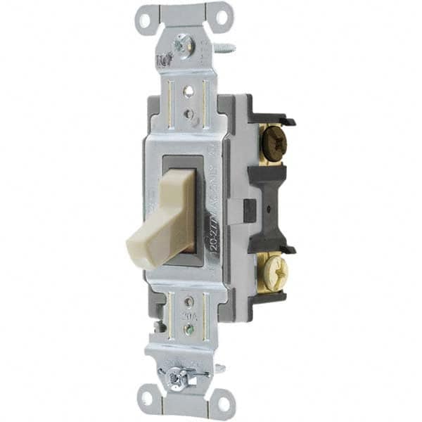 Bryant Electric - Wall & Dimmer Light Switches Switch Type: Four Way Switch Operation: Toggle - Strong Tooling