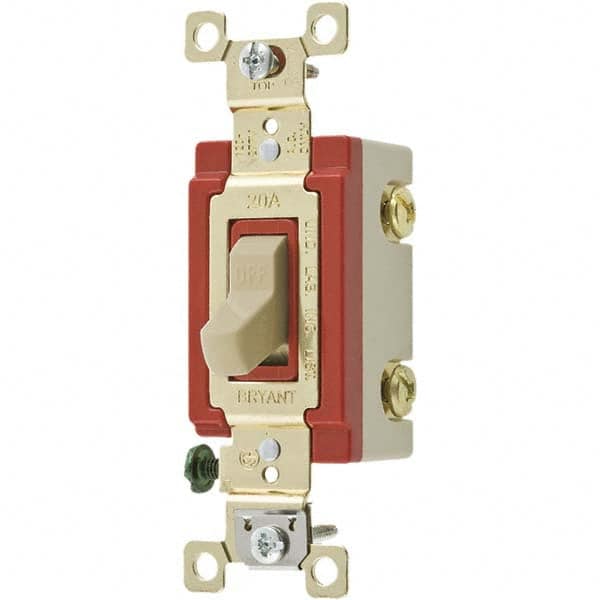 Bryant Electric - Wall & Dimmer Light Switches Switch Type: NonDimmer Switch Operation: Toggle - Strong Tooling