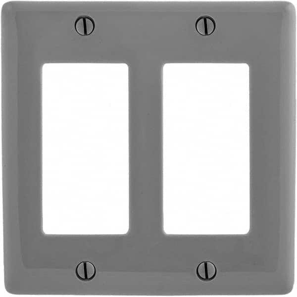 Bryant Electric - Wall Plates Wall Plate Type: Outlet Wall Plates Color: Gray - Strong Tooling