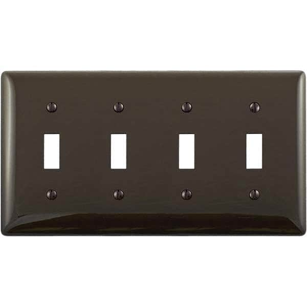 Bryant Electric - Wall Plates Wall Plate Type: Switch Plates Color: Brown - Strong Tooling