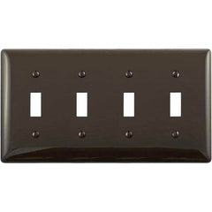 Bryant Electric - Wall Plates Wall Plate Type: Switch Plates Color: Brown - Strong Tooling