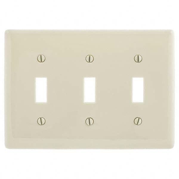 Bryant Electric - Wall Plates Wall Plate Type: Switch Plates Color: Light Almond - Strong Tooling