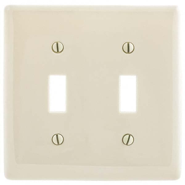 Bryant Electric - Wall Plates Wall Plate Type: Switch Plates Color: Light Almond - Strong Tooling