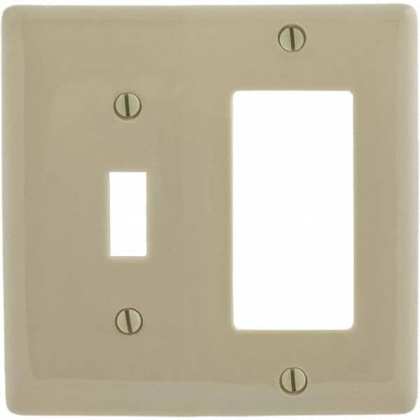 Bryant Electric - Wall Plates Wall Plate Type: Combination Wall Plates Color: Ivory - Strong Tooling