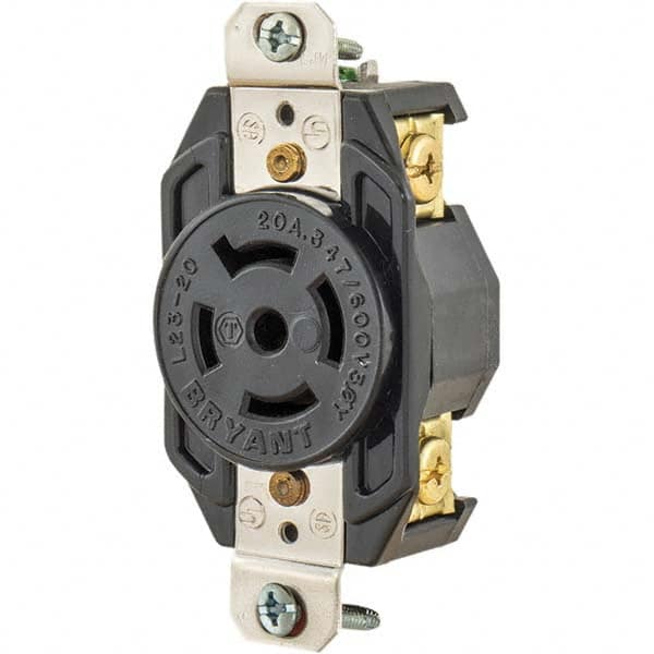 Bryant Electric - Twist Lock Receptacles Receptacle/Part Type: Receptacle Gender: Female - Strong Tooling