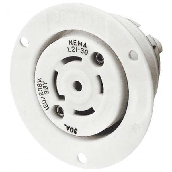 Bryant Electric - Twist Lock Receptacles Receptacle/Part Type: Receptacle Gender: Female - Strong Tooling