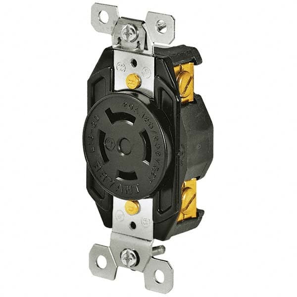 Bryant Electric - Twist Lock Receptacles Receptacle/Part Type: Receptacle Gender: Female - Strong Tooling