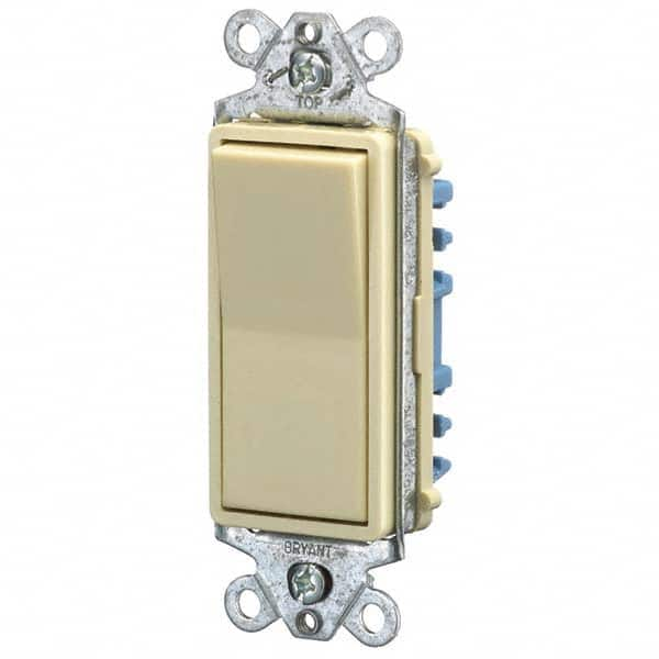 Bryant Electric - Wall & Dimmer Light Switches Switch Type: Three Way Switch Operation: Rocker - Strong Tooling