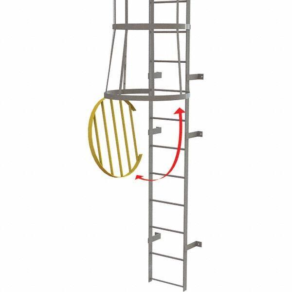 TRI-ARC - Ladder Accessories Type: Door For Use With: Tri-Arc Fixed Yellow Steel Cage Ladders - Strong Tooling