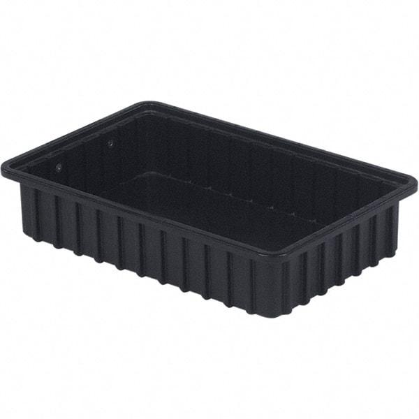 LEWISBins+ - 10-7/8" Wide x 3-1/2" High, Black Bin Divider Box - Use with DV1035 Short - Strong Tooling