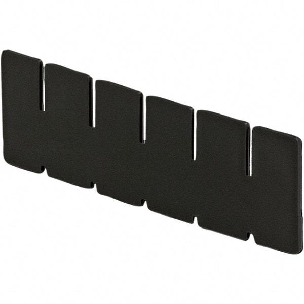 LEWISBins+ - 2-7/8" High, Black Bin Divider - Use with DC1035, Short Side Measures 2.9" Tall - Strong Tooling