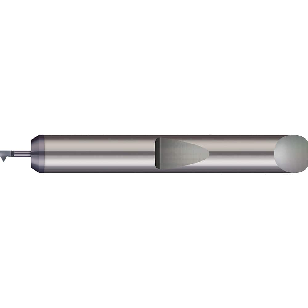 Micro 100 - Single Point Threading Tools; Thread Type: Internal ; Material: Solid Carbide ; Profile Angle: 60 ; Threading Diameter (Decimal Inch): 0.0500 ; Cutting Depth (Decimal Inch): 0.1500 ; Maximum Threads Per Inch: 72 - Exact Industrial Supply