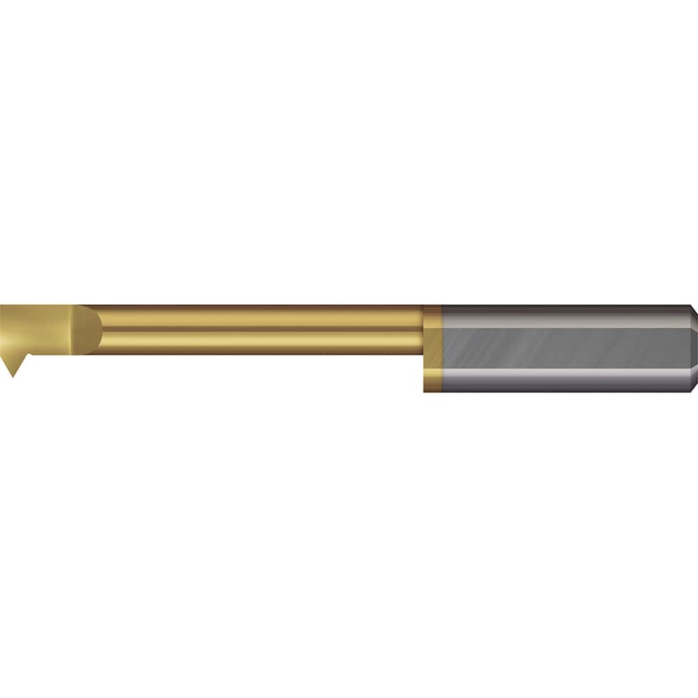 Micro 100 - Single Point Threading Tools; Thread Type: Internal ; Material: Solid Carbide ; Profile Angle: 60 ; Threading Diameter (mm): 7.40 ; Cutting Depth (Decimal Inch): 1.2598 ; Cutting Depth (mm): 32.00