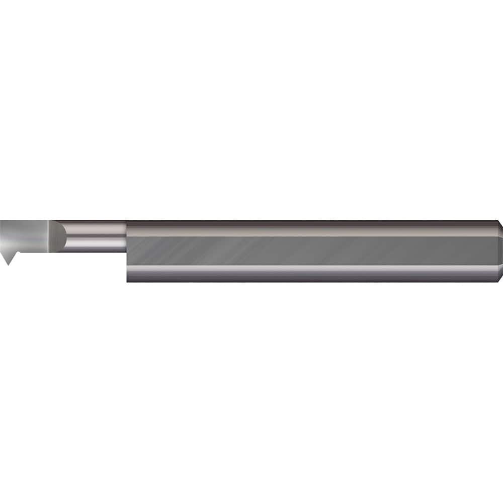 Micro 100 - Single Point Threading Tools; Thread Type: Internal ; Material: Solid Carbide ; Profile Angle: 60 ; Threading Diameter (Decimal Inch): 0.1000 ; Cutting Depth (Decimal Inch): 0.6000 ; Maximum Threads Per Inch: 56 - Exact Industrial Supply