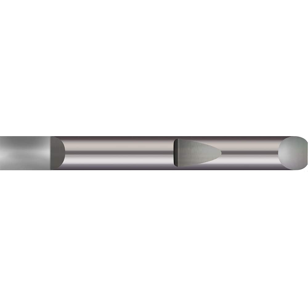 Micro 100 - Tool Bit Blanks; Material: Solid Carbide ; End Shape: Half Round ; Width/Diameter (Inch): 5/16 ; Overall Length (Inch): 3 - Exact Industrial Supply