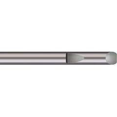 Micro 100 - Tool Bit Blanks; Material: Solid Carbide ; End Shape: Round ; Width/Diameter (Inch): 3/8 ; Overall Length (Inch): 4