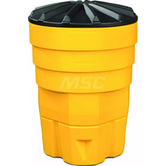 Traffic Barrels, Delineators & Posts; Type: Crash Barrel; Material: HLMI/HDPE; Reflective: No; Base Needed: No; Color: Yellow; Black