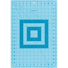 Fiskars - Self-Healing Cutting Mats; Overall Length (Inch): 18 ; Overall Width (Inch): 12 ; Thickness: 0.07 ; Color: Assorted ; Type: Self-healing - Exact Industrial Supply