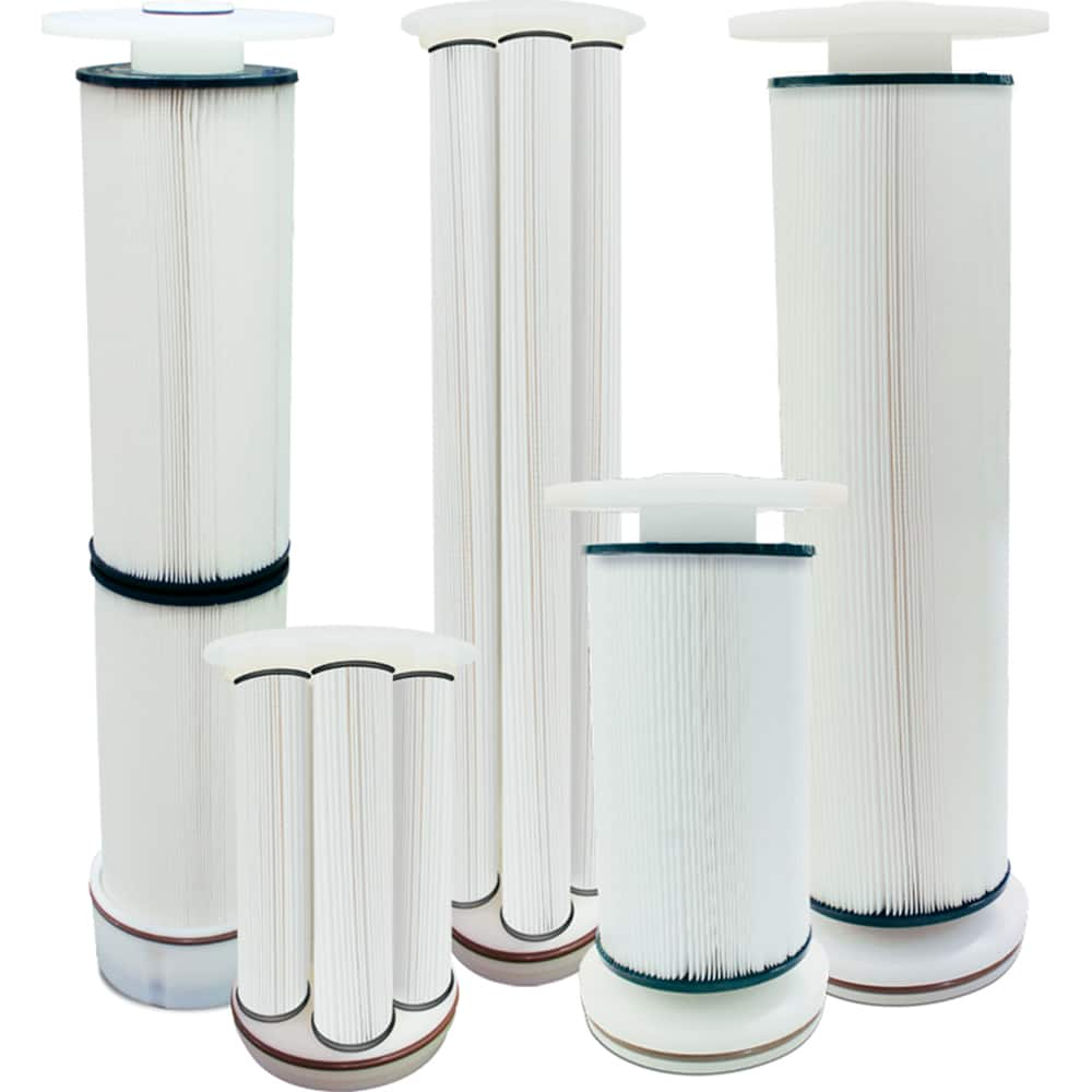 Hayward - Cartridge Filters; Style: Pleated ; Length (Inch): 30 ; Length (Decimal Inch): 30.0000 ; Outside Diameter (Decimal Inch): 4.5000 ; Outside Diameter (Inch): 4-1/2 ; Micron Rating: 0 - Exact Industrial Supply