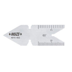 Insize USA LLC - Center Gages; Type: Center Gage ; Angle: 55.00 ; Graduation (Inch): 1/14; 1/20; 1/24; 1/32 ; Material: Stainless Steel - Exact Industrial Supply