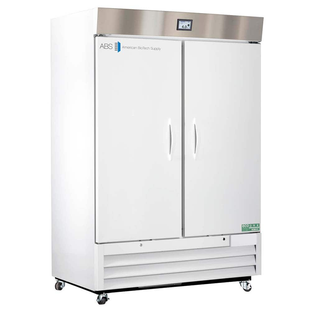 American BioTech Supply - Laboratory Refrigerators and Freezers; Type: Solid Door Laboratory Refrigerator ; Volume Capacity: 49 Cu. Ft. ; Minimum Temperature (C): 1.00 ; Maximum Temperature (C): 10.00 ; Width (Inch): 54 ; Depth (Inch): 34-3/4 - Exact Industrial Supply