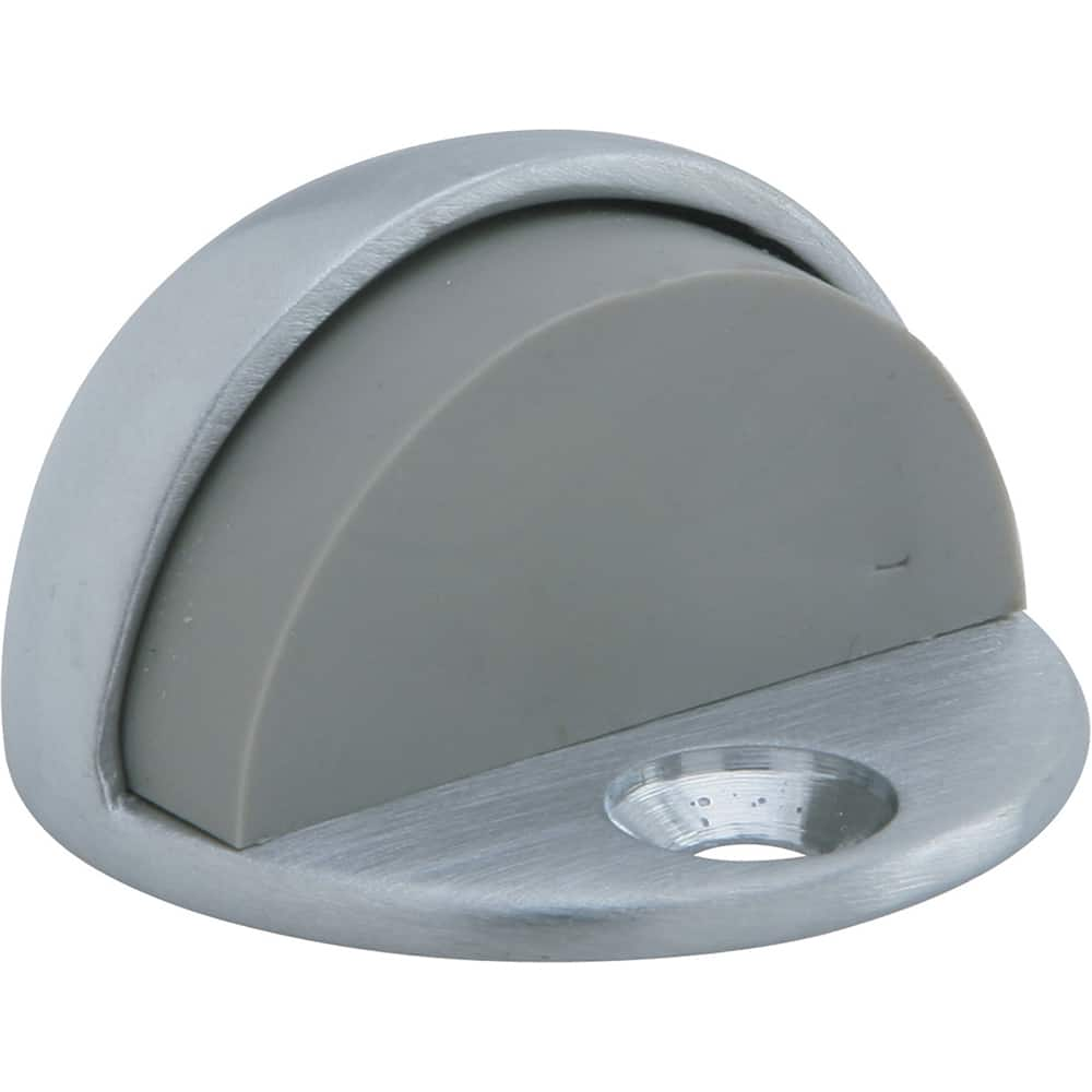 IVES - Stops; Type: Floor Stop ; Finish/Coating: Satin Chrome ; Projection: 1 (Inch); Mount Type: Floor - Exact Industrial Supply