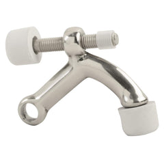 IVES - Stops; Type: Hinge Pin Door Stop ; Finish/Coating: Bright Nickel ; Projection: 4 (Inch); Mount Type: Hinge Pin - Exact Industrial Supply