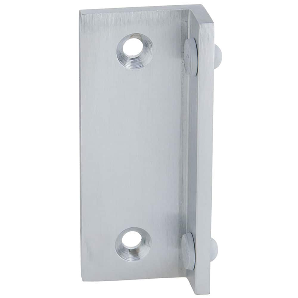 IVES - Stops; Type: Angle Door Stop ; Finish/Coating: Satin Chrome ; Projection: 1-1/2 (Inch); Mount Type: Door and Wall - Exact Industrial Supply