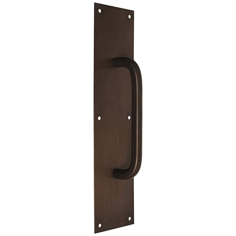 Rockwood - Door Pulls; Overall Length (Inch): 16 ; Finish/Coating: Oil Rubbed Bronze ; Grip Length: 4 (Inch) - Exact Industrial Supply