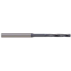 Chucking Reamer: 0.09″ Dia, 2-1/2″ OAL, 5/8″ Flute Length, Straight Shank, Solid Carbide 4 Flute