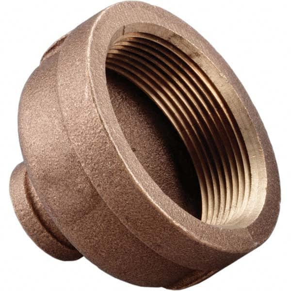 Merit Brass - Brass & Chrome Pipe Fittings Type: Reducing Coupling Fitting Size: 2-1/2 x 1-1/4 - Strong Tooling