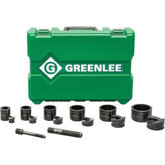 Greenlee - Punch & Driver Kits Tool Type: Knockout Set Punch Shape: Round - Strong Tooling