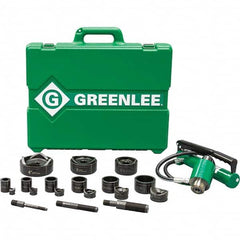 Greenlee - Punch & Driver Kits Tool Type: Knockout Set Punch Shape: Round - Strong Tooling