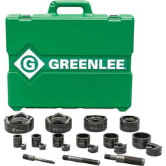 Greenlee - Punch & Driver Kits Tool Type: Knockout Set Punch Shape: Round - Strong Tooling