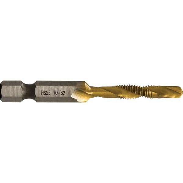 Greenlee - Combination Drill & Tap Sets Minimum Thread Size (Inch): #10-32 Maximum Thread Size (mm): M5x0.80 - Strong Tooling