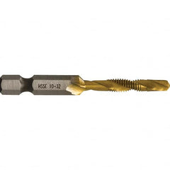 Greenlee - Combination Drill & Tap Sets Minimum Thread Size (Inch): #10-32 Maximum Thread Size (mm): M5x0.80 - Strong Tooling