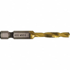 Greenlee - Combination Drill & Tap Sets Minimum Thread Size (mm): M5x0.80 Maximum Thread Size (mm): M5x0.80 - Strong Tooling