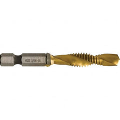 Greenlee - Combination Drill & Tap Sets Minimum Thread Size (Inch): 5/16-18 Maximum Thread Size (mm): M8x1.25 - Strong Tooling