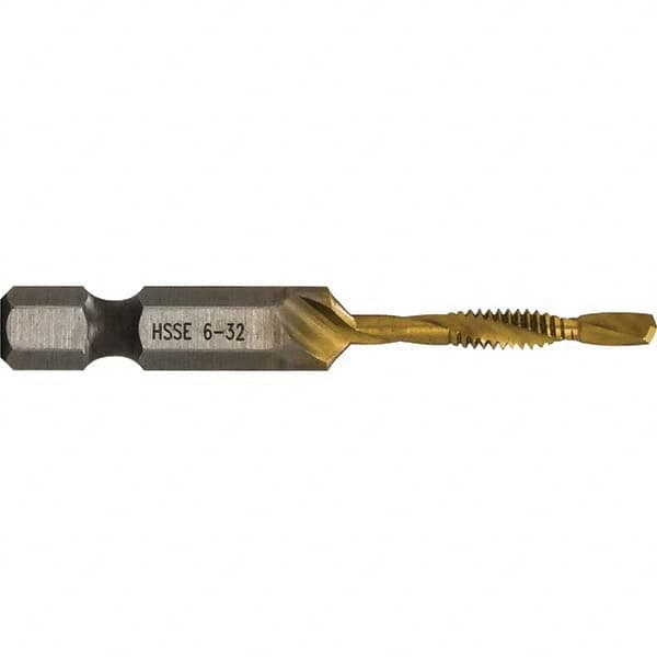 Greenlee - Combination Drill & Tap Sets Minimum Thread Size (Inch): #6-32 Maximum Thread Size (mm): M3.5x0.60 - Strong Tooling