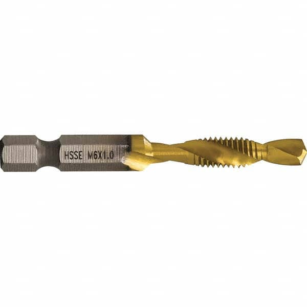 Greenlee - Combination Drill & Tap Sets Minimum Thread Size (mm): M6x1.00 Maximum Thread Size (mm): M6x1.00 - Strong Tooling