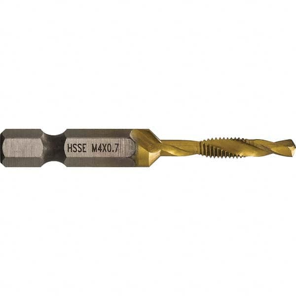 Greenlee - Combination Drill & Tap Sets Minimum Thread Size (mm): M4x0.70 Maximum Thread Size (mm): M4x0.70 - Strong Tooling