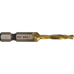 Greenlee - Combination Drill & Tap Sets Minimum Thread Size (mm): M4x0.70 Maximum Thread Size (mm): M4x0.70 - Strong Tooling