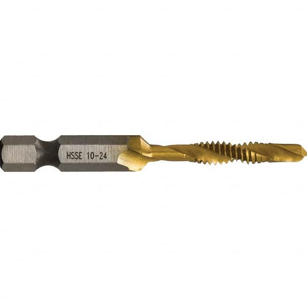 Greenlee - Combination Drill & Tap Sets Minimum Thread Size (Inch): #10-24 Maximum Thread Size (mm): M5x0.80 - Strong Tooling