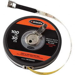 Keson - 100' x 1/2" White Blade Tape Measure - Strong Tooling