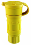 15 Amp; 125 Volt; NEMA 5-15R; 2P; 3W; Connector; Straight Blade; Industrial Grade; Grounding; Wetguard - Yellow - Strong Tooling