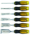 STANLEY® FATMAX® 6 Piece Short Blade Wood Chisel Set - Strong Tooling