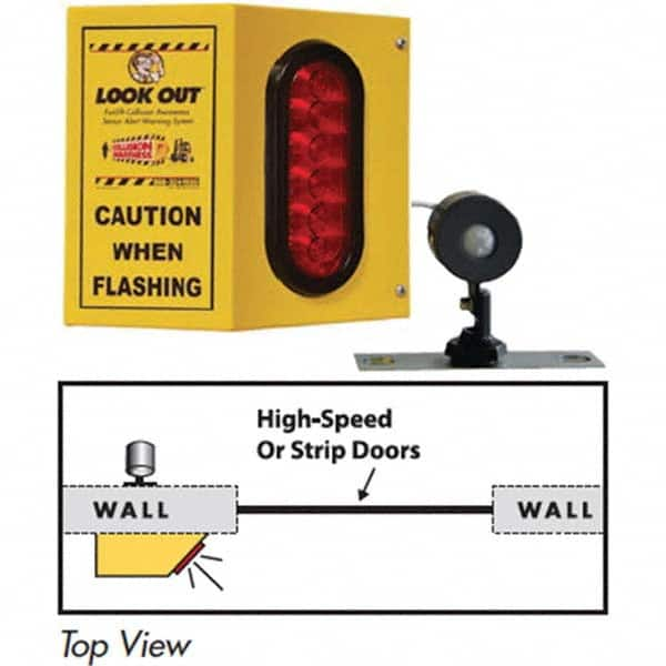 TAPCO - Auxiliary Lights Type: Forklift Warning Light Voltage: 110 VAC to 24VDC - Strong Tooling