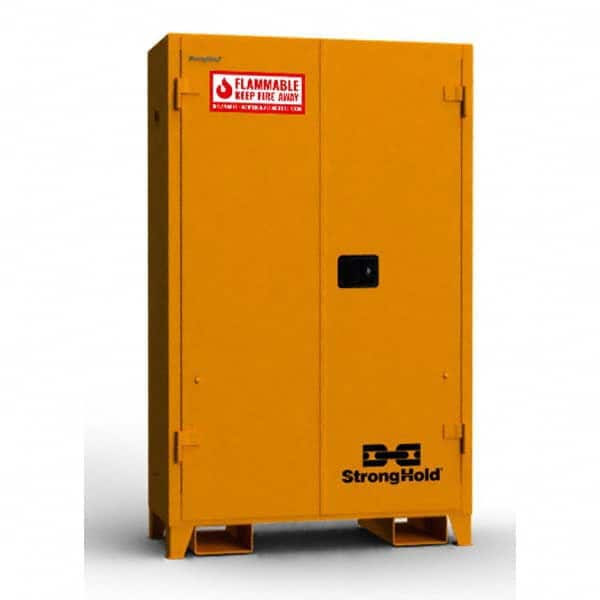 Strong Hold - Safety Cabinets Hazardous Chemical Type: Flammable and Combustible Liquids Color: Yellow - Strong Tooling