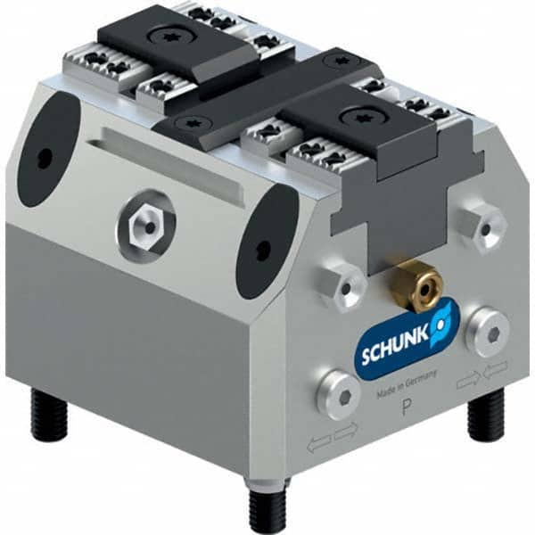 Schunk - Machine Vises Jaw Width (mm): 160.0 Throat Depth (mm): 200.0 - Strong Tooling