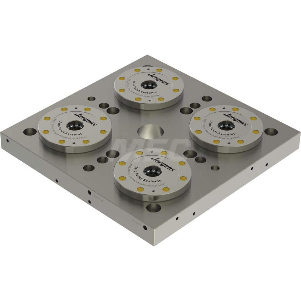 Fixture Plates; Overall Width (mm): 400; Overall Height: 54 mm; Overall Length (mm): 400.00; Plate Thickness (Decimal Inch): 39.0000; Material: Fremax ™ 15 Steel; Number Of T-slots: 0; Centerpoint To End: 200.00; Parallel Tolerance: 0.0015 mm; Overall Hei